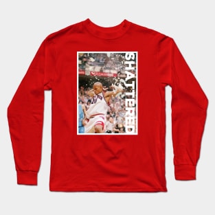 Shattered the Dunk by Darvin Ham Long Sleeve T-Shirt